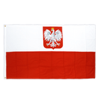 Pologne avec aigle Drapeau 90 x 150 cm CV