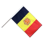 Andorra Stockflagge PRO 60 x 90 cm