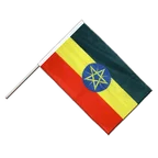 Äthiopien mit Stern Stockflagge PRO 60 x 90 cm