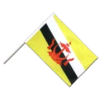 Drapeau sur hampe PRO Brunei 60 x 90 cm