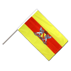 Baden mit Wappen Stockflagge PRO 60 x 90 cm