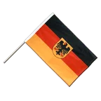 Deutschland Dienstflagge Stockflagge PRO 60 x 90 cm