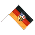 Saarland Stockflagge PRO 60 x 90 cm