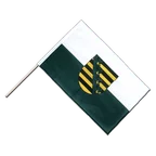 Sachsen Stockflagge PRO 60 x 90 cm