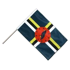 Dominica Stockflagge PRO 60 x 90 cm