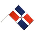 République dominicaine Drapeau sur hampe PRO 60 x 90 cm