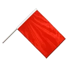 Rote Stockflagge PRO 60 x 90 cm