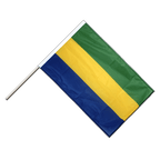 Gabun Stockflagge PRO 60 x 90 cm
