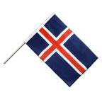 Islande Drapeau sur hampe PRO 60 x 90 cm