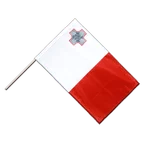 Malta Hand Waving Flag PRO 2x3 ft