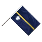 Nauru Hand Waving Flag PRO 2x3 ft