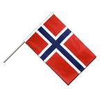 Norwegen Stockflagge PRO 60 x 90 cm