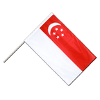 Singapour Drapeau sur hampe PRO 60 x 90 cm