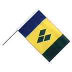 St. Vincent und die Grenadinen Stockflagge PRO 60 x 90 cm