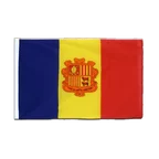 Andorra Hohlsaum Flagge ECO 60 x 90 cm