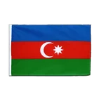 Aserbaidschan Hohlsaum Flagge ECO 60 x 90 cm
