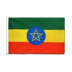 Drapeau Fourreau ECO Éthiopie avec étoile 60 x 90 cm