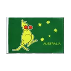 Känguru Hohlsaum Flagge ECO 60 x 90 cm