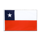 Chile Hohlsaum Flagge ECO 60 x 90 cm