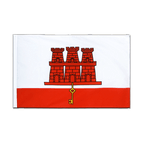 Gibraltar Hohlsaum Flagge ECO 60 x 90 cm