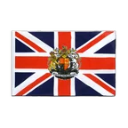 Großbritannien mit Wappen Hohlsaum Flagge ECO 60 x 90 cm