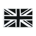 Union Jack Schwarz Hohlsaum Flagge ECO 60 x 90 cm