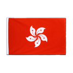 Hong Kong Hohlsaum Flagge ECO 60 x 90 cm