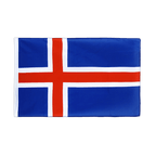Island - Hohlsaum Flagge ECO 60 x 90 cm