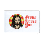 Jesus Loves You - Sleeved Flag ECO 2x3 ft