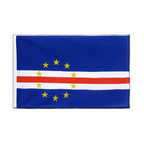 Kap Verde Hohlsaum Flagge ECO 60 x 90 cm