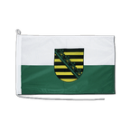 Sachsen - Bootsflagge 30 x 45 cm