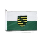 Sachsen Bootsflagge 30 x 45 cm