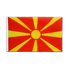 Mazedonien Hohlsaum Flagge ECO 60 x 90 cm