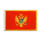 Montenegro Hohlsaum Flagge ECO 60 x 90 cm