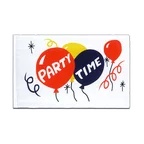 Party Time Hohlsaum Flagge ECO 60 x 90 cm