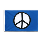 Symbol de Paix Peace Drapeau Fourreau ECO 60 x 90 cm