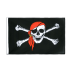 Pirate avec foulard Drapeau Fourreau ECO 60 x 90 cm