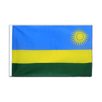 Ruanda Hohlsaum Flagge ECO 60 x 90 cm