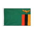 Sambia Hohlsaum Flagge ECO 60 x 90 cm