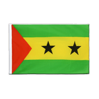 Sao Tome & Principe Hohlsaum Flagge ECO 60 x 90 cm