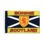 Schottland Bonnie Scotland Hohlsaum Flagge ECO 60 x 90 cm