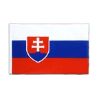 Slowakei Hohlsaum Flagge ECO 60 x 90 cm