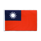 Taiwan Hohlsaum Flagge ECO 60 x 90 cm