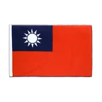 Taiwan Hohlsaum Flagge ECO 60 x 90 cm