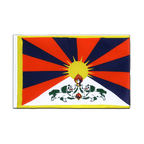 Tibet Hohlsaum Flagge ECO 60 x 90 cm
