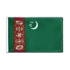 Turkmenistan Hohlsaum Flagge ECO 60 x 90 cm