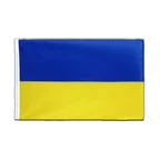 Ukraine Hohlsaum Flagge ECO 60 x 90 cm