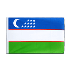 Usbekistan Hohlsaum Flagge ECO 60 x 90 cm