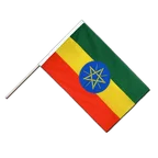 Drapeau sur hampe ECO Éthiopie avec étoile 60 x 90 cm