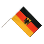 Deutschland Dienstflagge Stockflagge ECO 60 x 90 cm